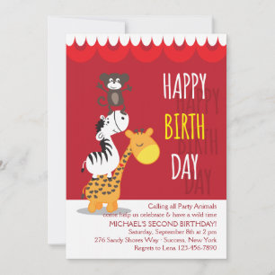 Three Birthday Friends Invitation
