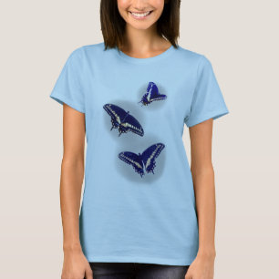 Three Black Swallowtail T-Shirt