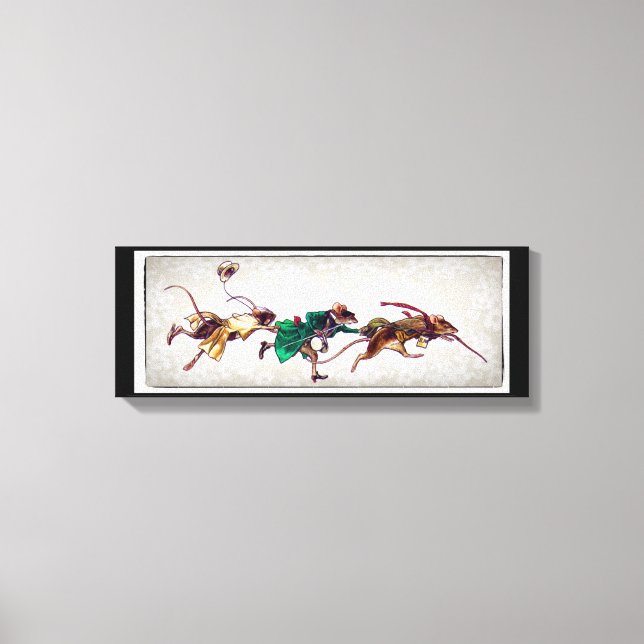 Three Blind Mice Canvas Print (Front)