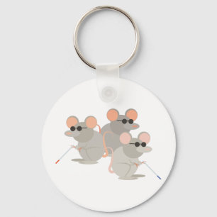 Three Blind Mice Keychain