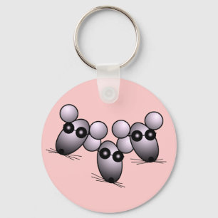 Three Blind Mice Keychain