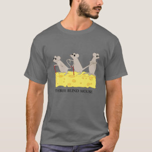 Three Blind Mice Kids Funny Group Costume Mouse T-Shirt