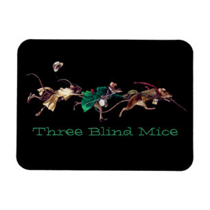 Three Blind Mice Magnet