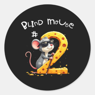 Three Blind Mice Matching Halloween Group Costume Classic Round Sticker