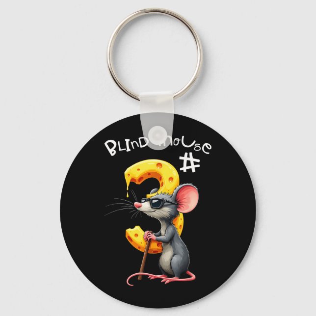 Three Blind Mice Matching Halloween Group Costume Keychain (Front)