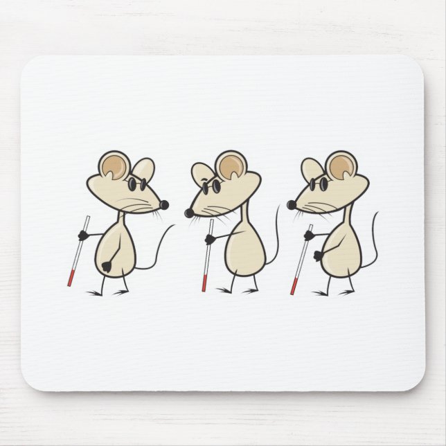 three blind mice mouse pad (Front)