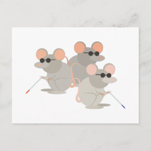 Three Blind Mice Postcard