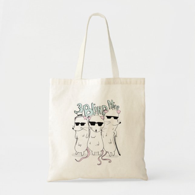 three blind mice tote bag (Front)