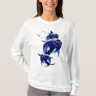 Three Blue DolphinsT-Shirt T-Shirt