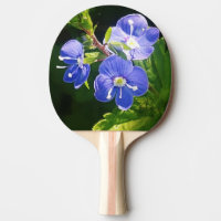 Three Blue Flowers
