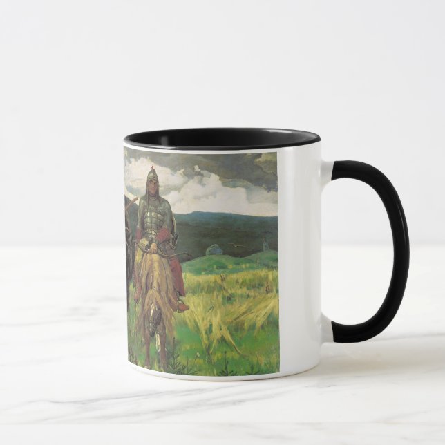 Three Bogatyrs (1898) by Viktor Vasnetsov Print Mug (Right)