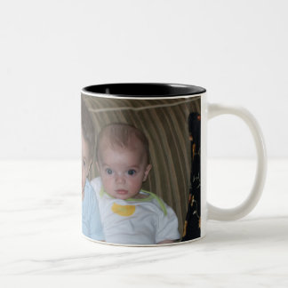 Three Boys Two-Tone Coffee Mug