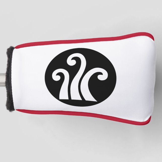 Three bracken in rice cake Golf Head Covers (Front)