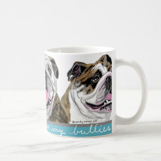 Three Bulldogs Coffee Mug