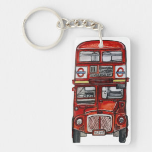 Three Buses Keychain