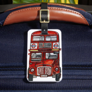 Three Buses Luggage Tag