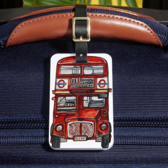 Three Buses Luggage Tag (Front Insitu 2)
