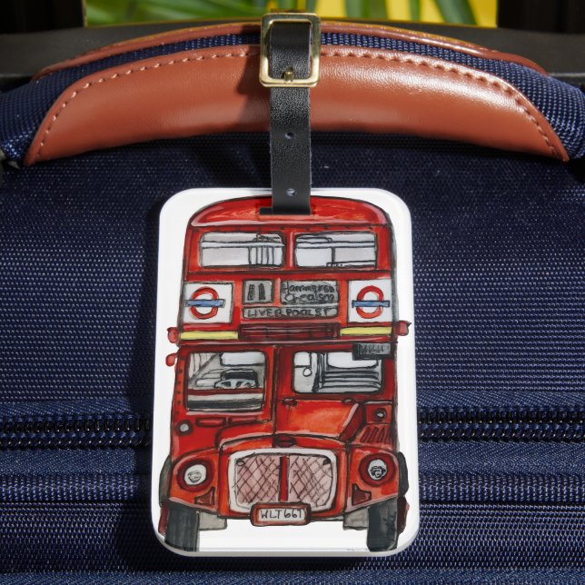 Three Buses Luggage Tag (Front Insitu 2)