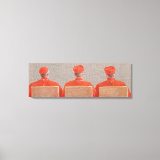 Three Cardinals 2010 Canvas Print (Front)