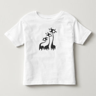 Three Cartoon Giraffes Toddler T-shirt
