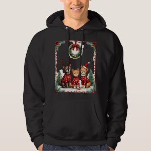 Three Cat Funny Christmas Cat Ugly Xmas Sweater Me