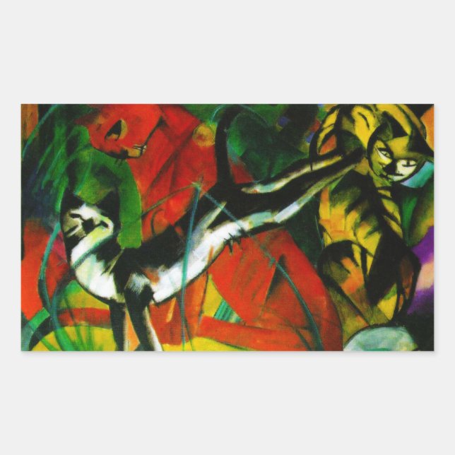 Three Cats Sticker (Front)