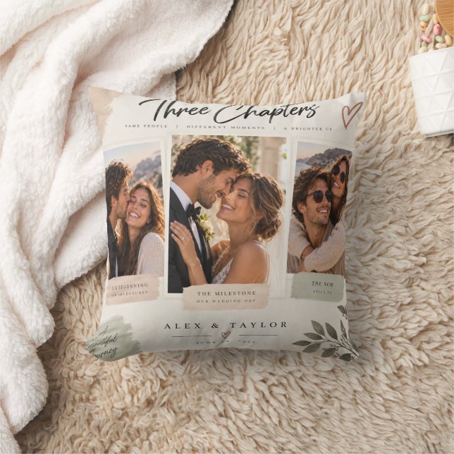 Three Chapters Couple Photo Pillow (Blanket)