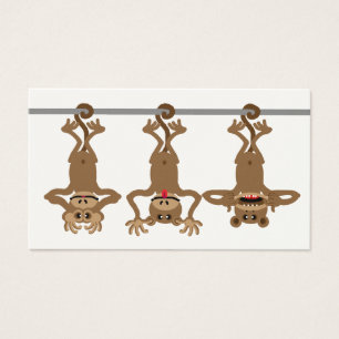 Three cheeky monkeys