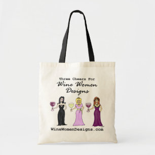 Three Cheers for Wine Women Designs Bag