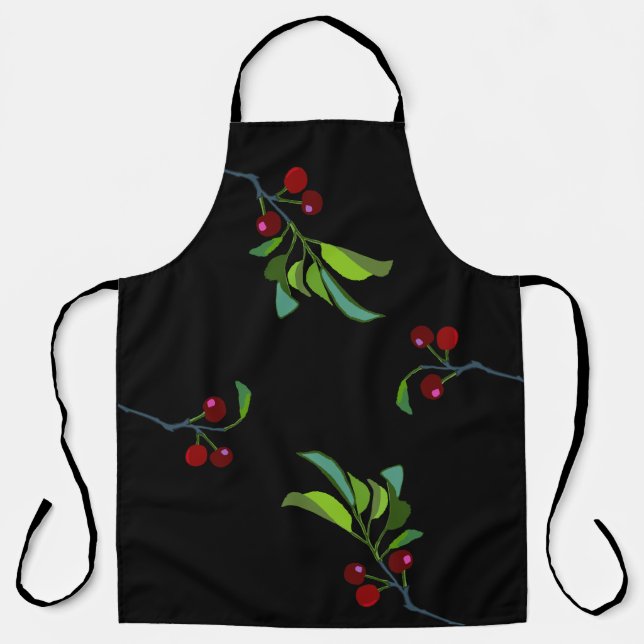 Three Cherry Tree Limb Apron (Front)
