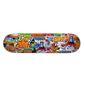 Three Chicken Legs Skateboard