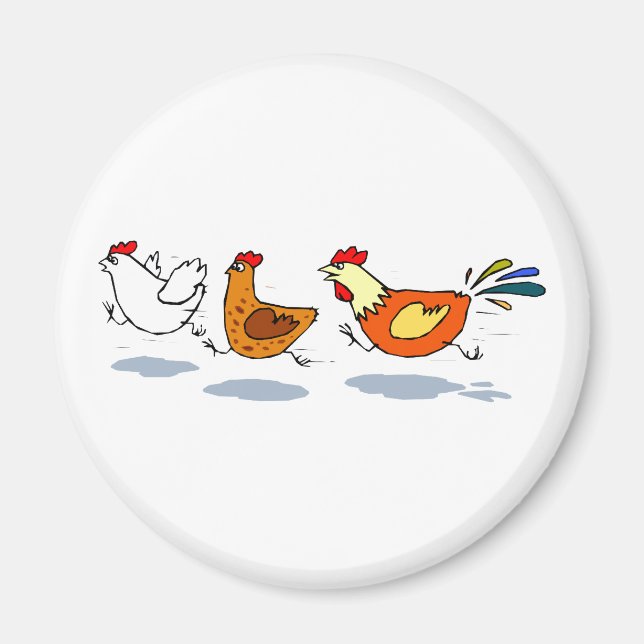 Three Chicks Magnet (Front)