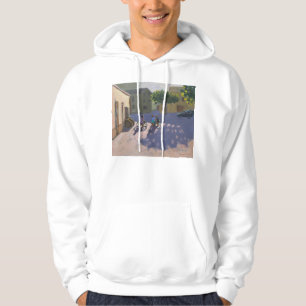 Three children with bicycles Spain Hoodie