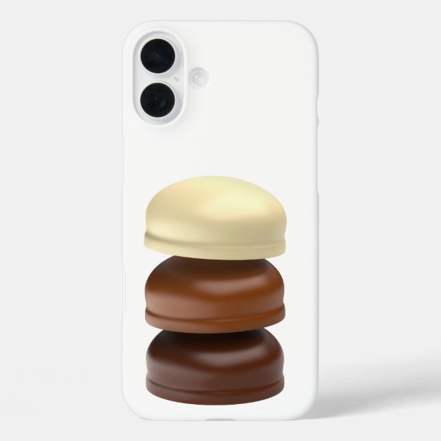 Three chocolate coated marshmallows Case-Mate iPhone case (Back)