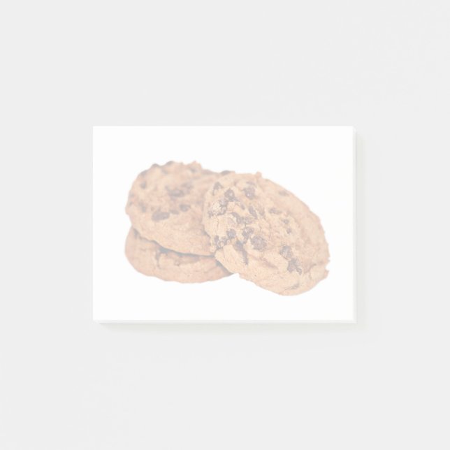 Three Chocolate Cookies Post-it Notes (Front)