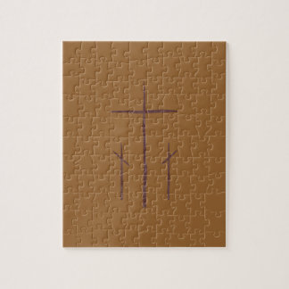 Three Christian Crosses Calvary Jigsaw Puzzle