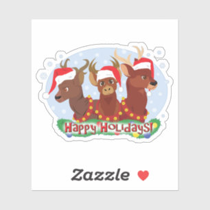 Three Christmas Deer