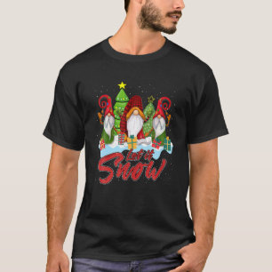 Three Christmas Dwarf Let It Snow T-Shirt