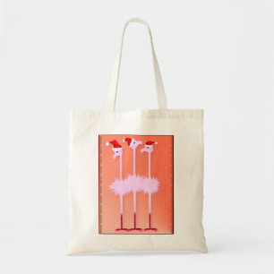 Three Christmas Flamingos Bags