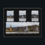 Three Churches Postcard<br><div class="desc">A beautiful postcard with the famous three churches of Mahone Bay,  Nova Scotia,  Canada</div>