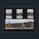 Three Churches Postcard<br><div class="desc">A beautiful postcard with the famous three churches of Mahone Bay,  Nova Scotia,  Canada</div>