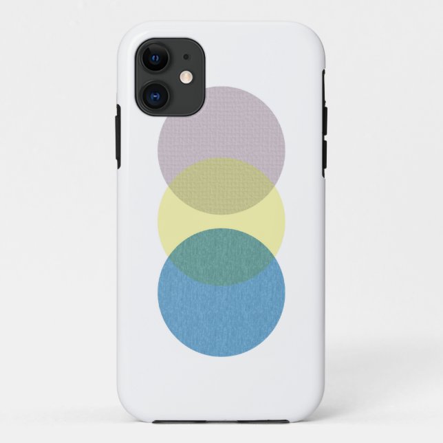 Three Circles Case-Mate iPhone Case (Back)
