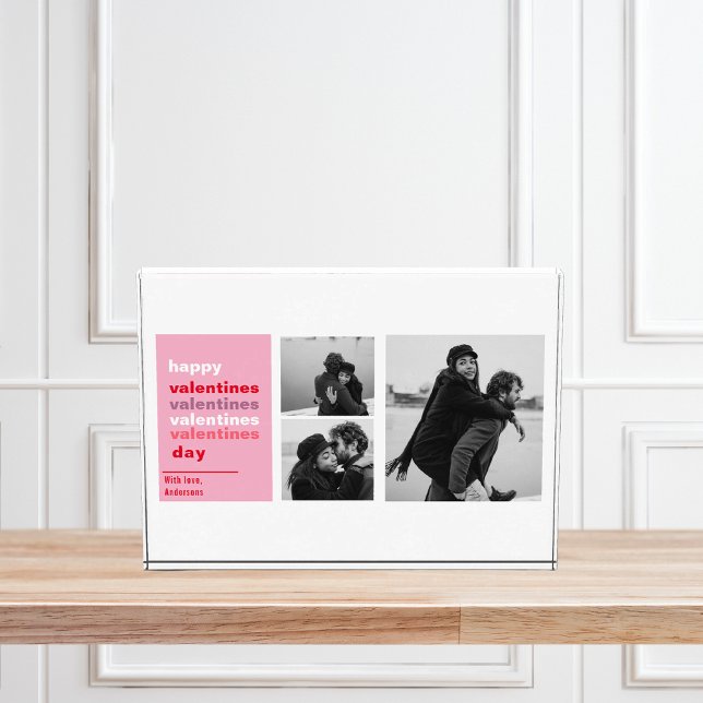  Three Collage Photo | Colourful Valentines Gift Block (Creator Uploaded)