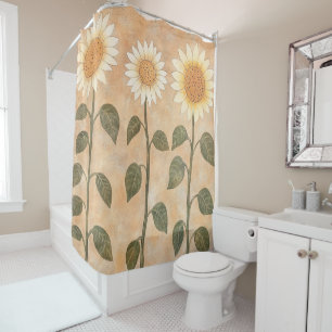 Three Cottagecore Terracotta Sunflowers
