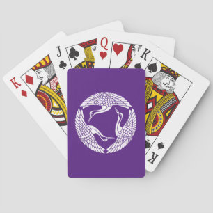 THREE CRANE MAGNET PLAYING CARDS