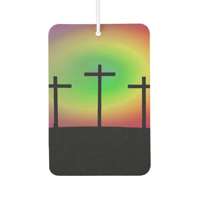 Three crosses glow air freshener (Front)