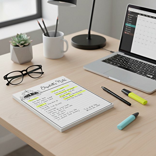 Three crosses personalized notepad (Creator Uploaded)