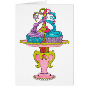 Three Cupcakes Card