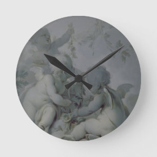 Three Cupids, c.1775 Round Clock