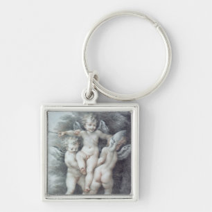 Three Cupids Keychain